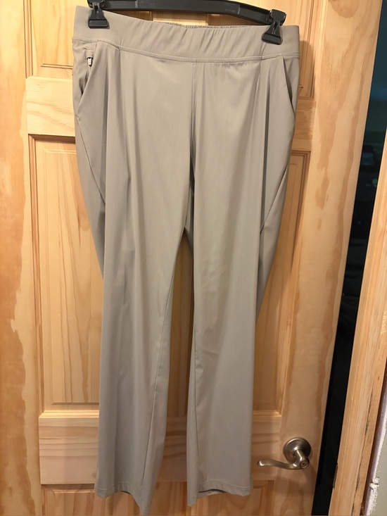 Woolx Pants - WoolX Nicole ankle pants, size L, khaiki